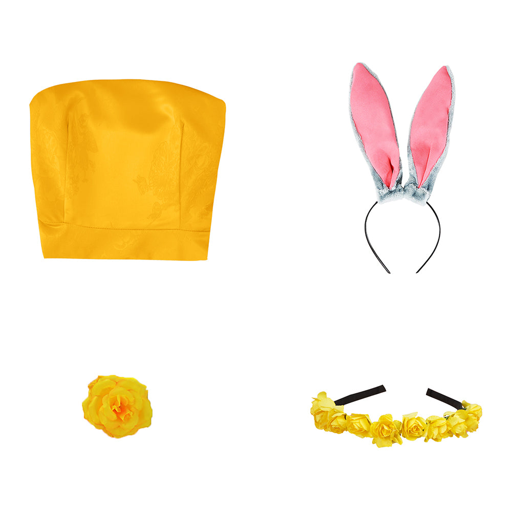 Zootopia 2(2025) Judy Hopps Robe Jaune Cosplay Costume