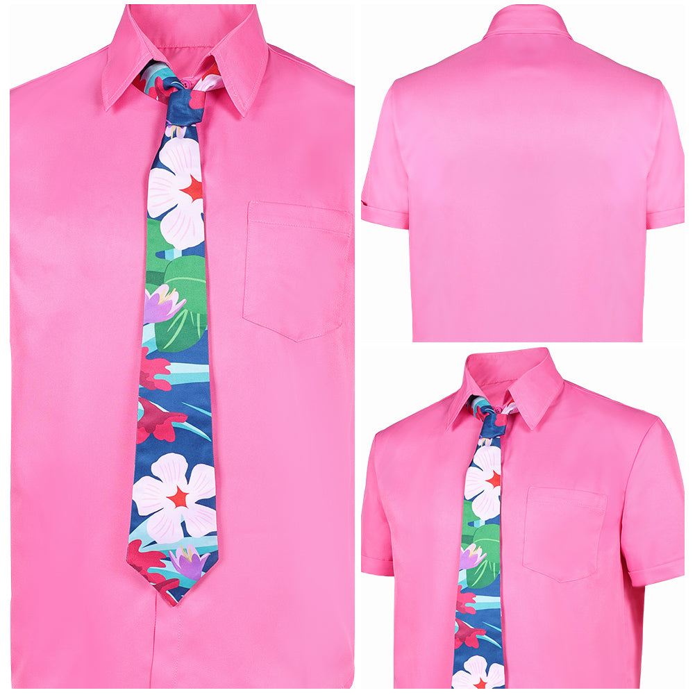 Zootopia 2(2025) Nick Wilde Chemise Rose Cosplay Costume