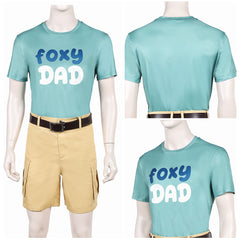 Zootopia 2(2025) Nick Wilde Tenue Bleue et Jaune Cosplay Costume