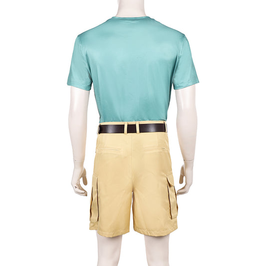 Zootopia 2(2025) Nick Wilde Tenue Bleue et Jaune Cosplay Costume