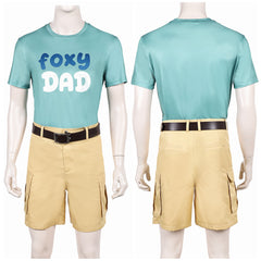 Zootopia 2(2025) Nick Wilde Tenue Bleue et Jaune Cosplay Costume