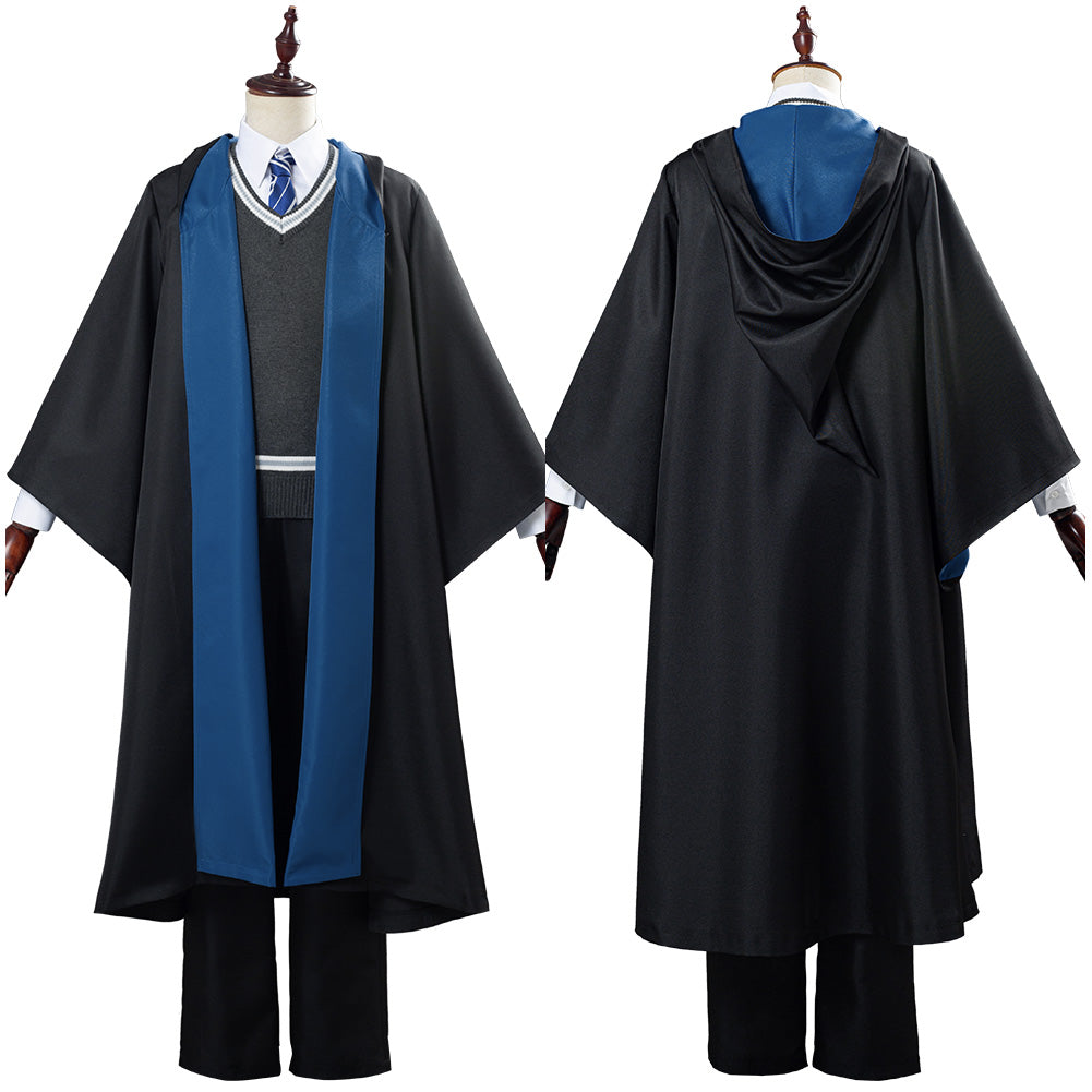 Harry Potter Uniforme scolaire Ravenclaw Robe Tenue Halloween Carnaval Cosplay Costume