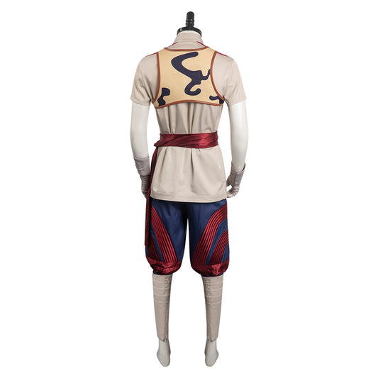 Mortal Kombat Liu Kang Cosplay Costume Outfits Halloween Carnival Party Suit
