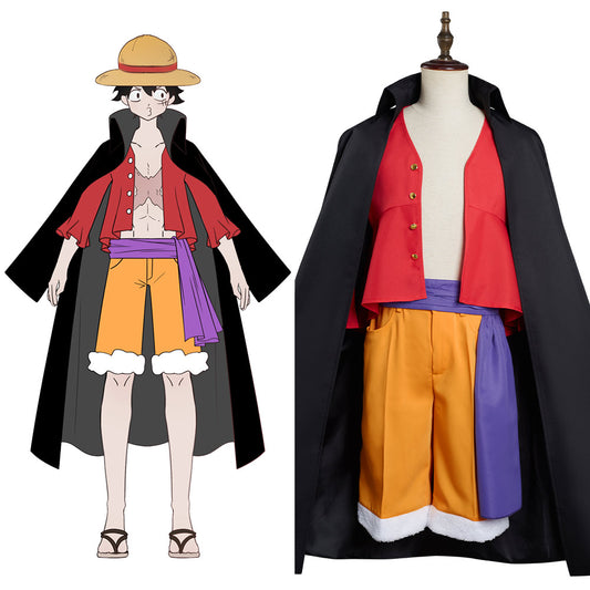 One pièce One Piece Wano Country Luffy Kimono Cosplay Costume