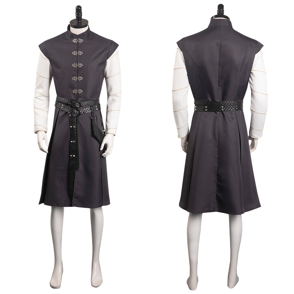 House of Dragon Cosplay Daemon Blanc Gris Homme Uniform Cosplay Costume