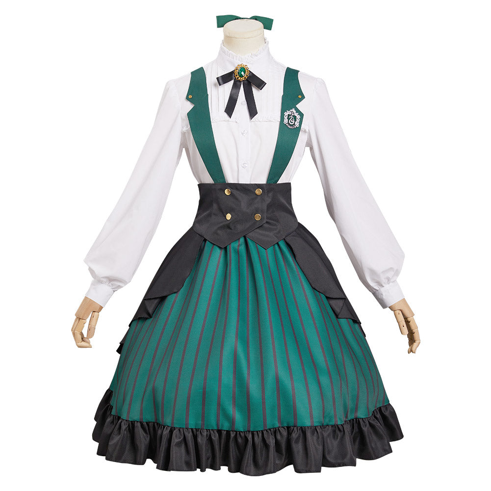 Harry Potter Slytherin Role Lolita Tenue Décontractée Uniforme Cosplay Costume