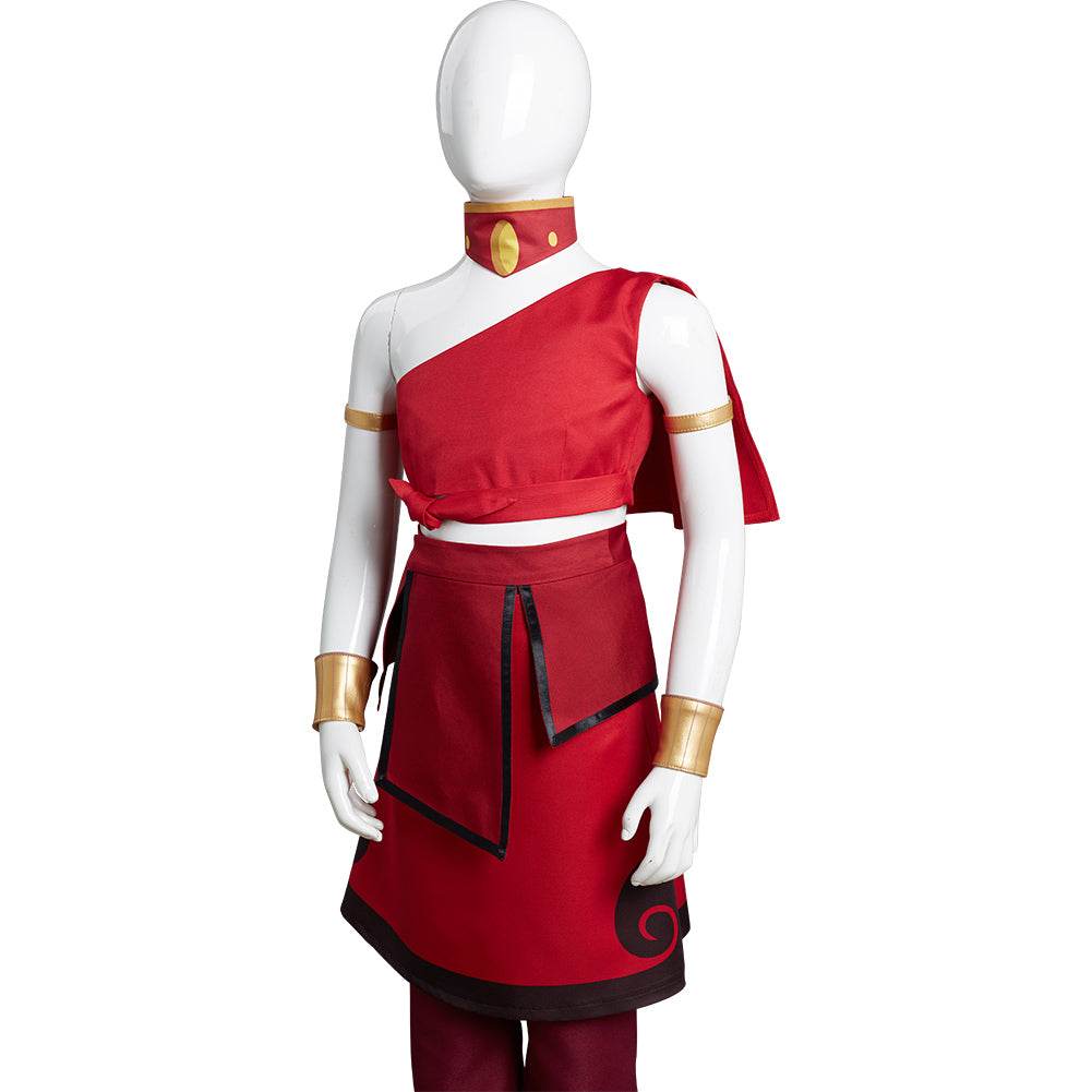 2021 Avatar La Légende d'Aang Enfant Katara Cosplay Costume
