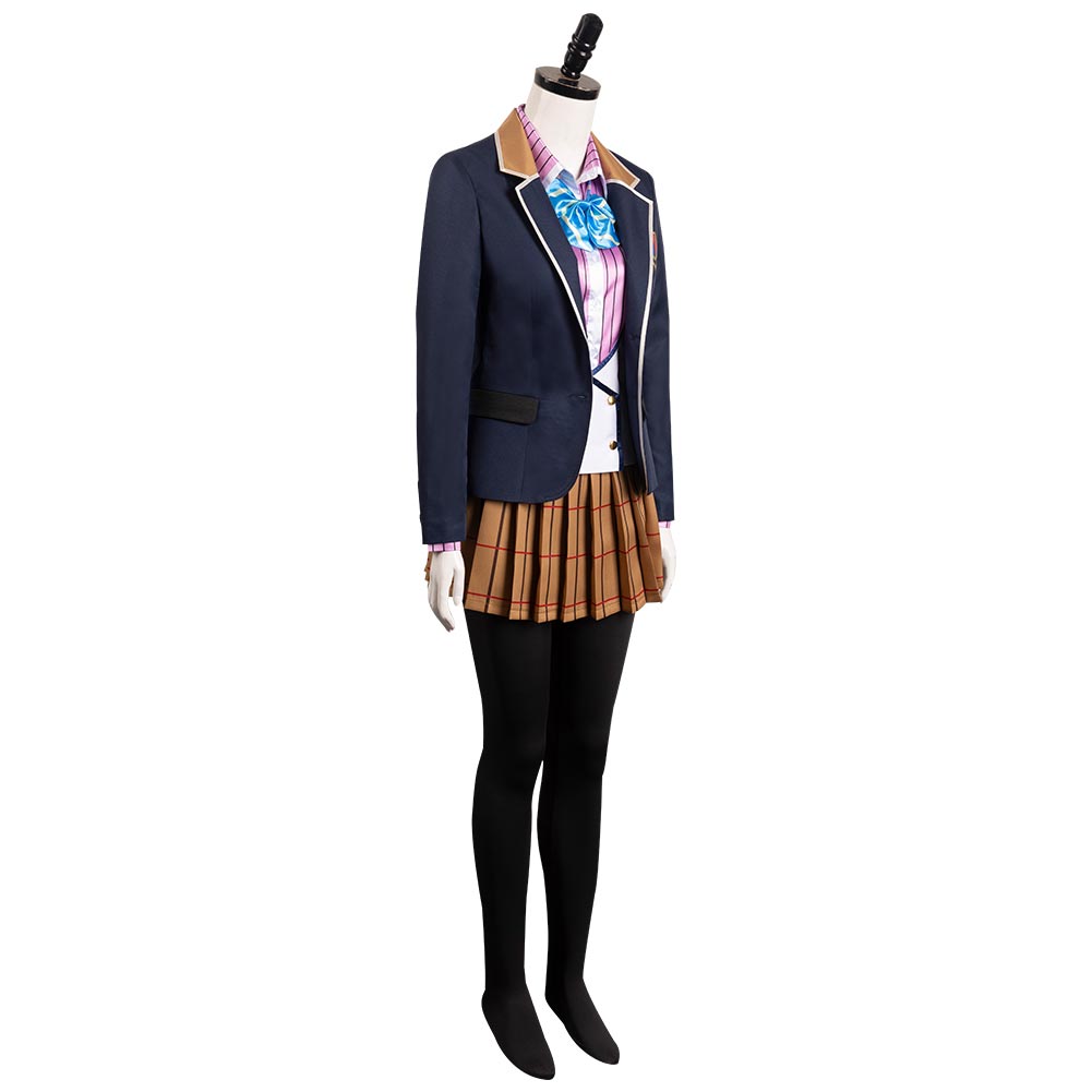 Adulte Masamune-kun no Ribenji Aki Adagaki Uniform Cosplay Costume