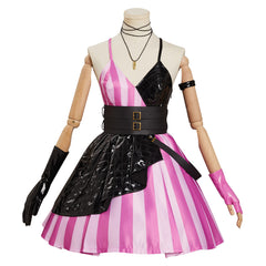LoL League of Legends Jinx Lolita Gothique Robe Cosplay Costume Design Original - Cossky