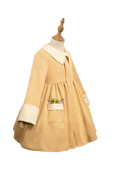 Enfant Star Wars The Mandalorian Baby Yoda Grogu Filles Design Original Cosplay Costume