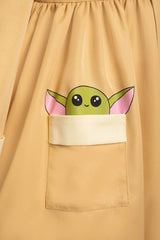 Enfant Star Wars The Mandalorian Baby Yoda Grogu Filles Design Original Cosplay Costume