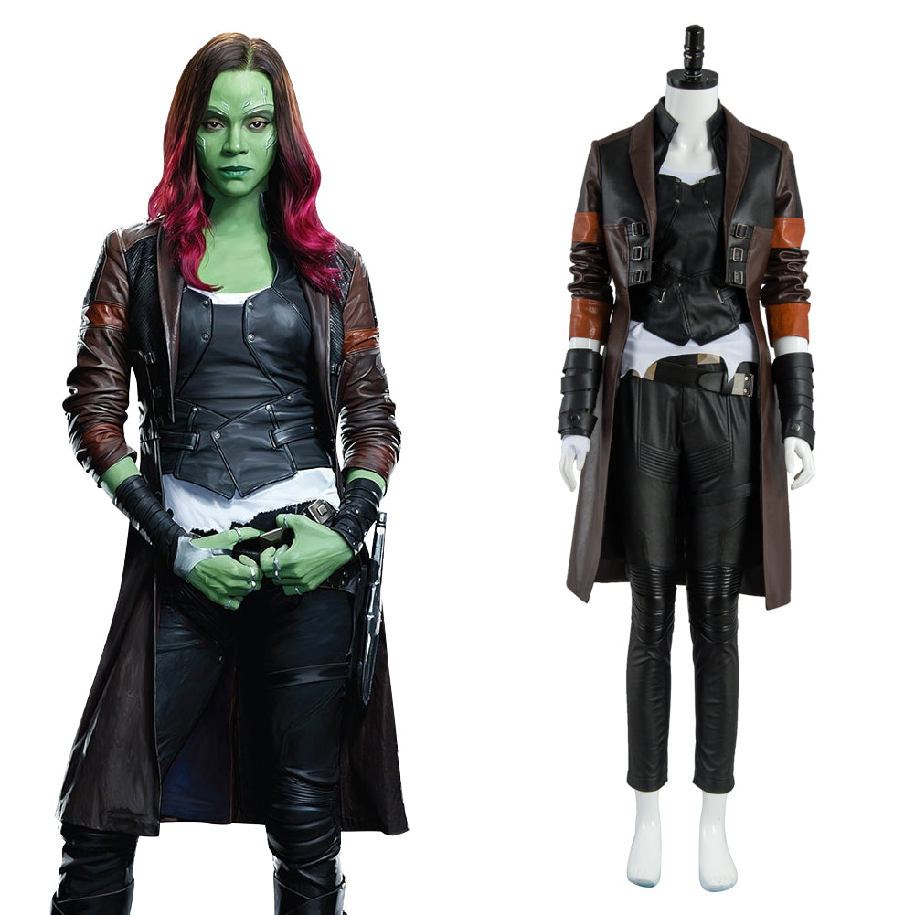 Guardians of the Galaxy Les Gardiens de la Galaxie 2 Gamora Cosplay Costume