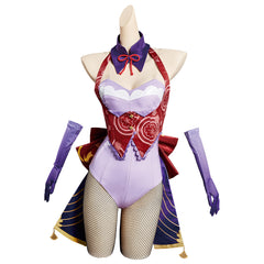 Genshin Impact Beelzebul Baal Raiden Shogun Bunny Girl Cosplay Costume Design Original- Cossky