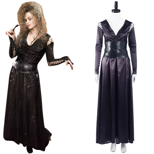 Harry Potter Bellatrix Lestrange Cosplay Costume