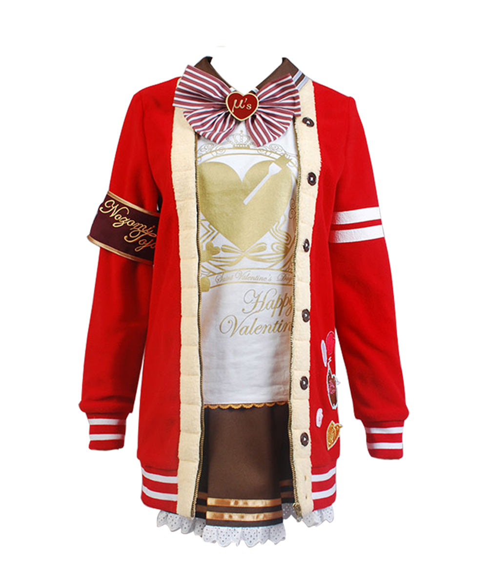LoveLive! Saint Valentine Maki Nishikino Uniforme Cosplay Costume