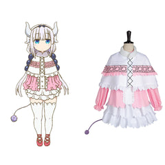 Kobayashi-san Chi no Meidoragon Kanna Kamui Robe Cosplay Costume