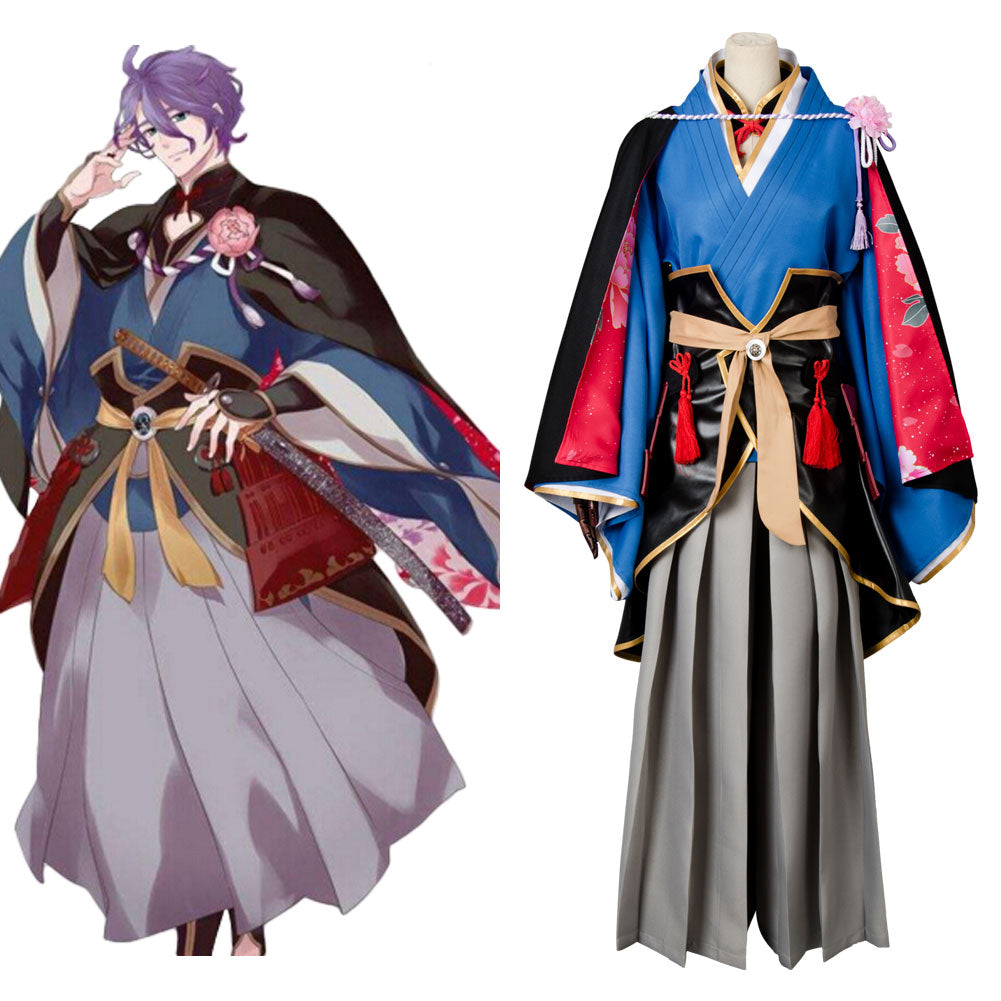 Touken Ranbu Kasen Kanesada Kimono Cosplay Costume