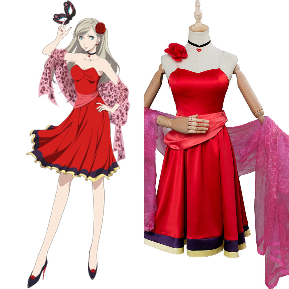 Persona 5 Anne Ann Takamaki Bal Masque Cosplay Costume