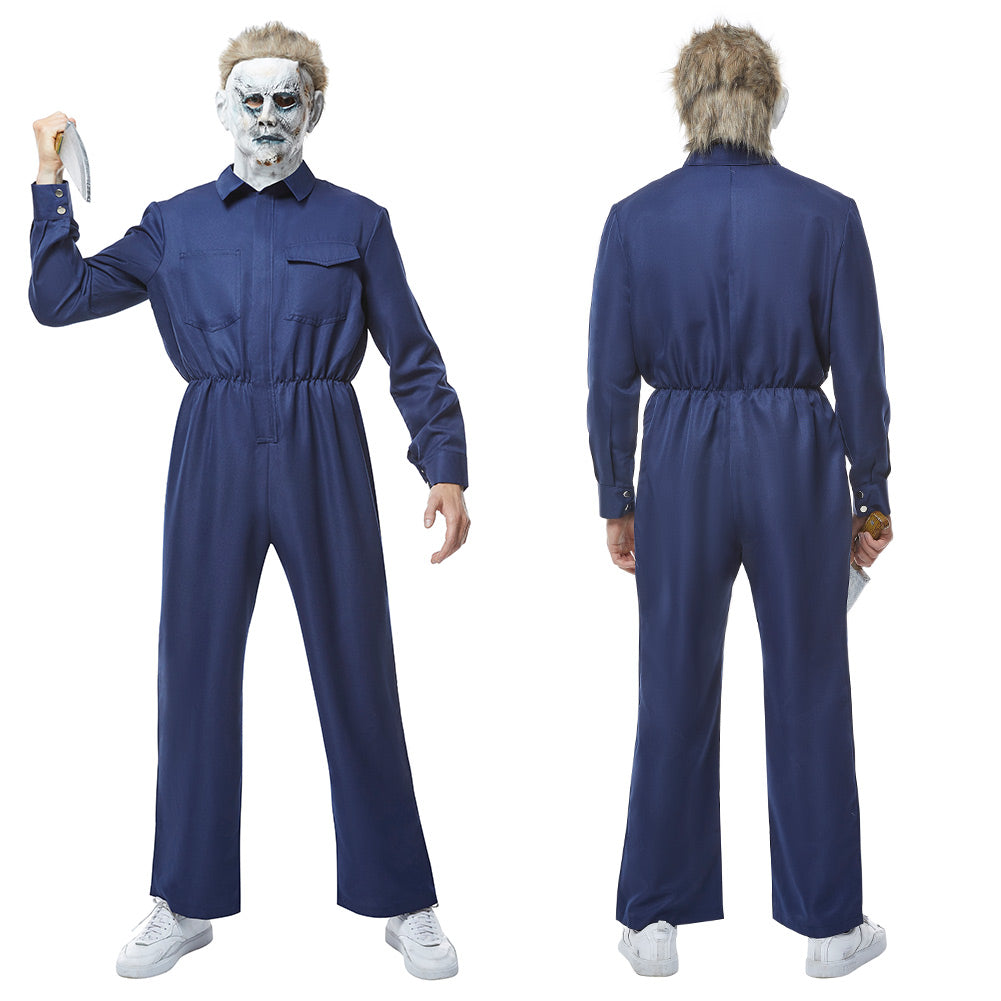 Film Halloween La Nuit des Masques Michael Myers Uniforme Cosplay Costume