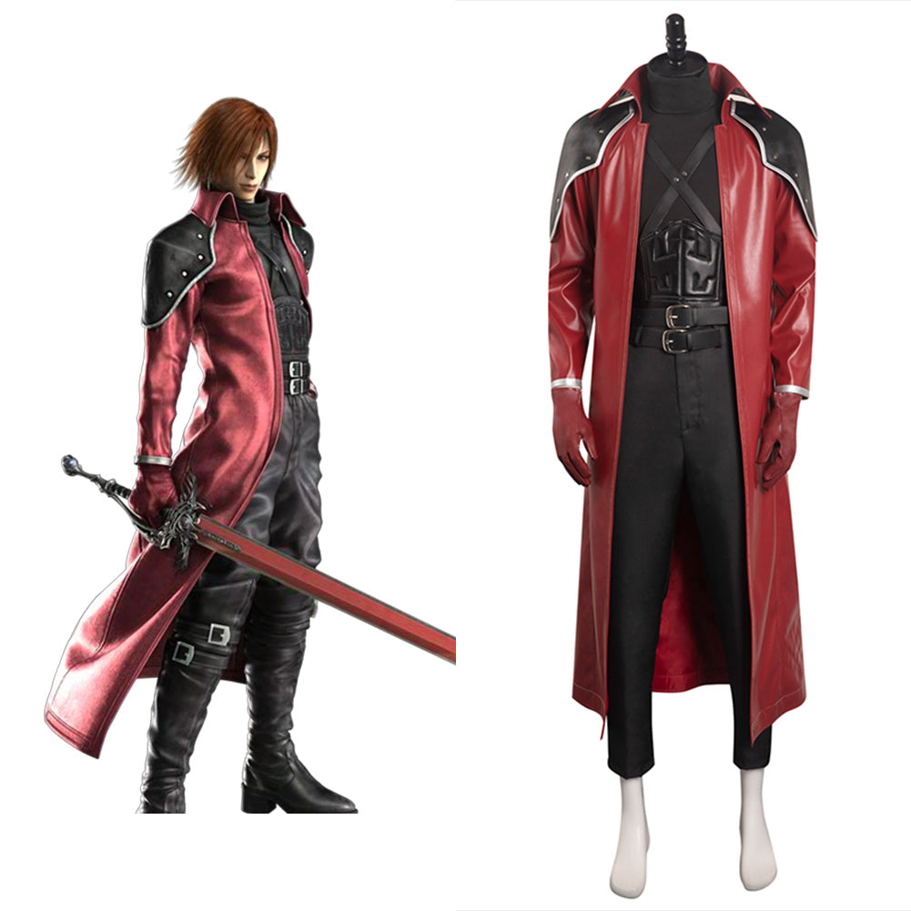 Final Fantasy VII Reunion Jeu Genesis Rhapsodos Uniform Cosplay Costume