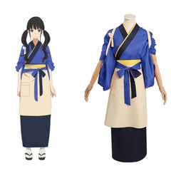 Lycoris Recoil Inoue Takina Cosplay Costume Kimono Carnival Halloween