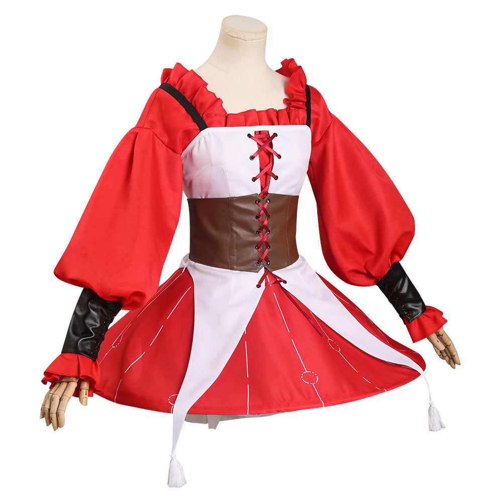 Boku no Hero Academia Ochaco Uraraka Robe Rouge Design Original Cosplay Costume