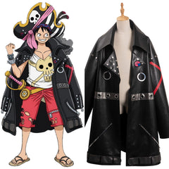 Film One Piece :Red Luffy Manteau Cosplay Costume