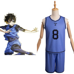 Anime Blue Lock Uniformes de Formation Cosplay Costume Carnaval