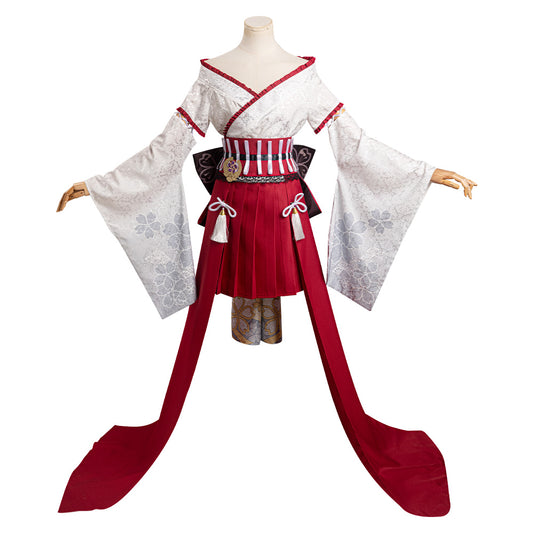 Genshin Impact Yae Miko Kimono Robe Cosplay Costume Carnaval
