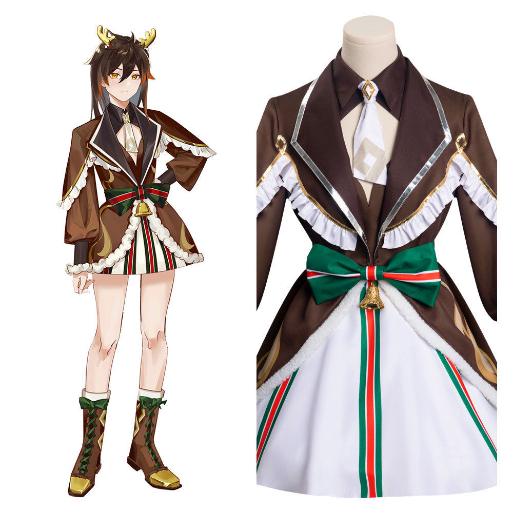 Genshin Impact Zhongli Design Original Cosplay Costume