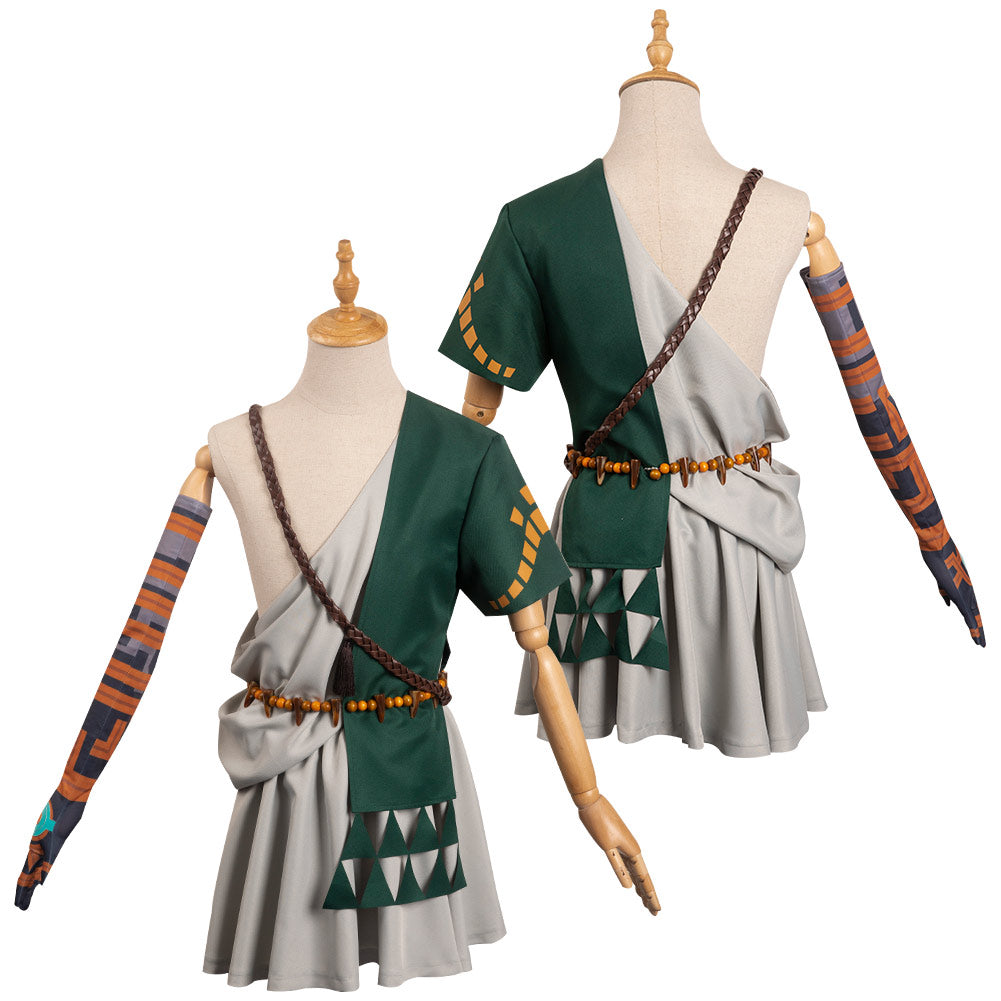 The Legend of Zelda: Tears of the Kingdom Link Vert Ensemble Cosplay Costume