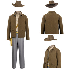 Film Indiana Jones et le Cadran de la destinée Indiana Jones Uniform Cosplay Costume