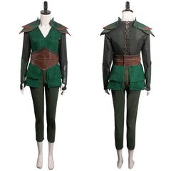 Donjons et Dragons The Doric Femme Ensemble Vert Cosplay Costume