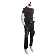 Adulte Resident Evil 4 Remake Leon S.Kennedy Manteau Cosplay Costume Carnaval