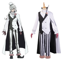 Anime BSD 4th Nikolai Gogol Blanc Tenue Cosplay Costume