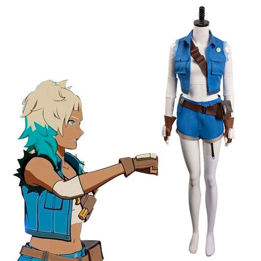 Hi-Fi Rush Peppermint Manteau Adulte Jeu Cosplay Costume