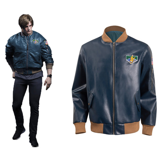 Resident Evil 4 Remake Cosplay Costume Halloween Carnival Party Disguise Suit Leon S.Kennedy cosplay