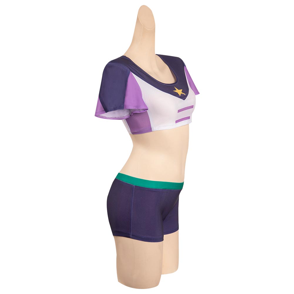 Luz à Osville The Owl House Luz Noceda Violet Maillot De Bain Cosplay Costume