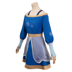 Adulte Luz à Osville 3 The Owl House Amity Robe Bleu Cosplay Costume