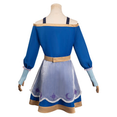 Adulte Luz à Osville 3 The Owl House Amity Robe Bleu Cosplay Costume