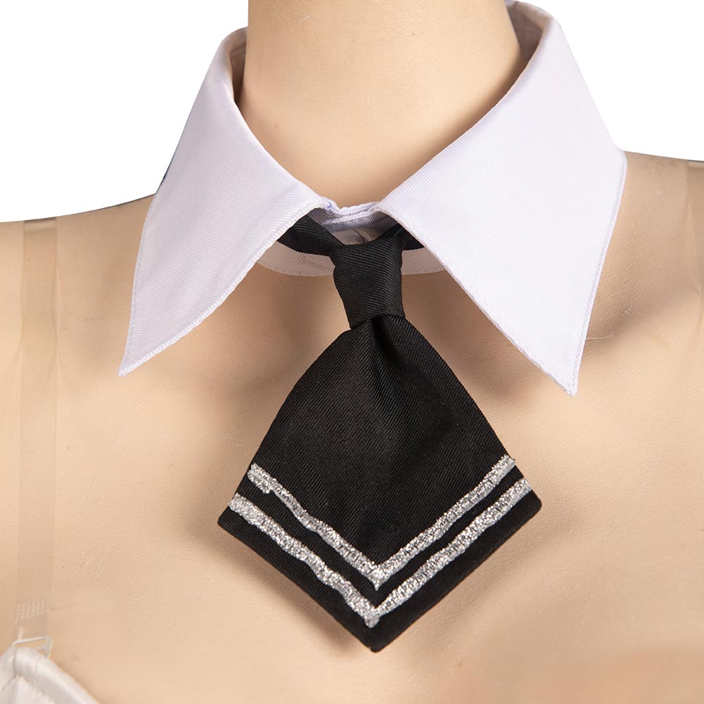 Adulte Nikke Blanc Bunny Girl Cosplay Costume Carnaval