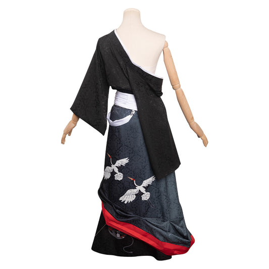 Adulte Final Fantasy Kimono Uniform Jeu Video Cosplay Costume Carnaval