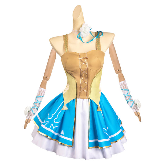 The Legend of Zelda Zalda Princesse Design Original Cosplay Costume Halloween