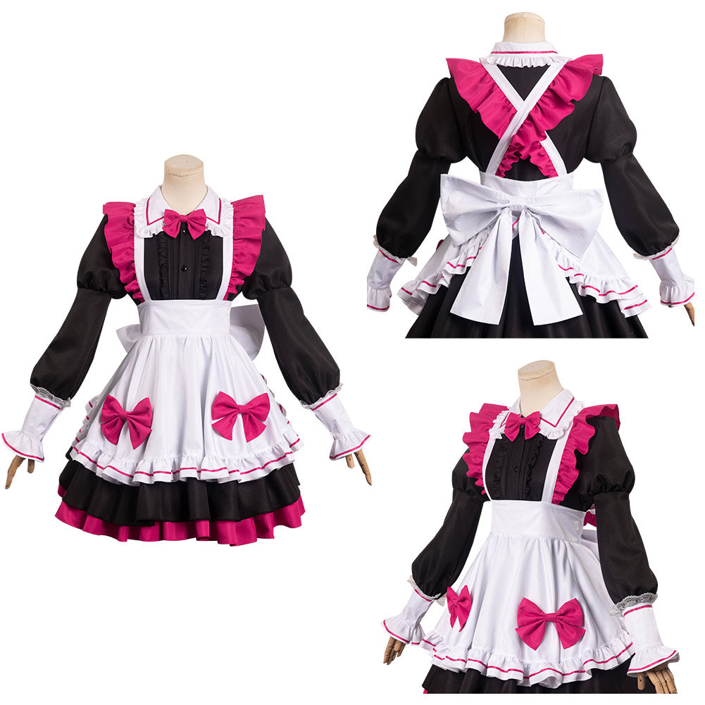 Anime Oshi No Ko Hoshino Rubii Maid Rose Robe Lolita Cosplay Costume Carnaval