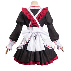 Anime Oshi No Ko Hoshino Rubii Maid Rouge Robe Lolita Cosplay Costume Carnaval