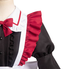 Anime Oshi No Ko Hoshino Rubii Maid Rouge Robe Lolita Cosplay Costume Carnaval