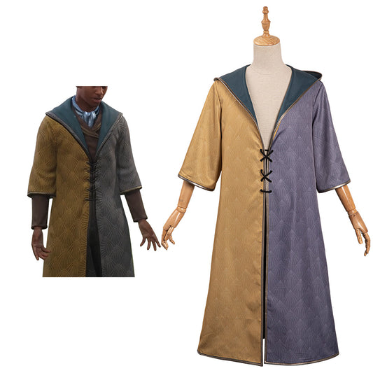 Enfant Hogwarts Legacy Hufflepuff Manteau Cosplay Costume Carnaval