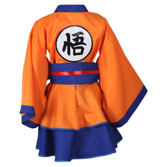 Dragon Ball Z Goku Genderbend Lolita Robe Cosplay Costume