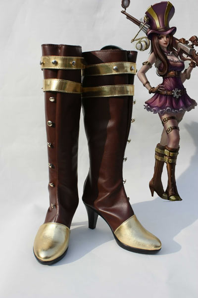 LOL League of Legends Caitlyn Cosplay Chaussures