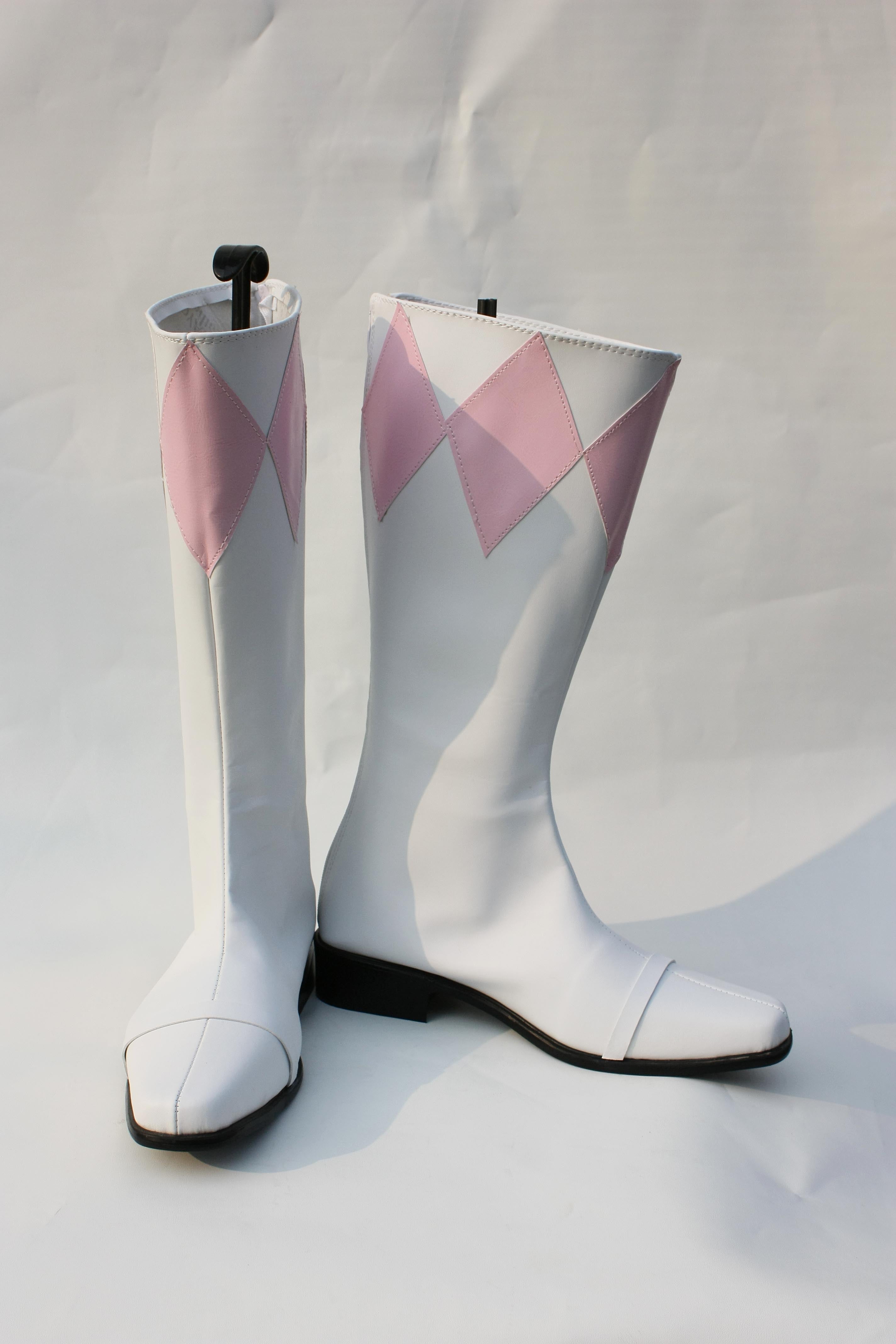 Power Rangers: Mighty Morphin Mei Cosplay Chaussures